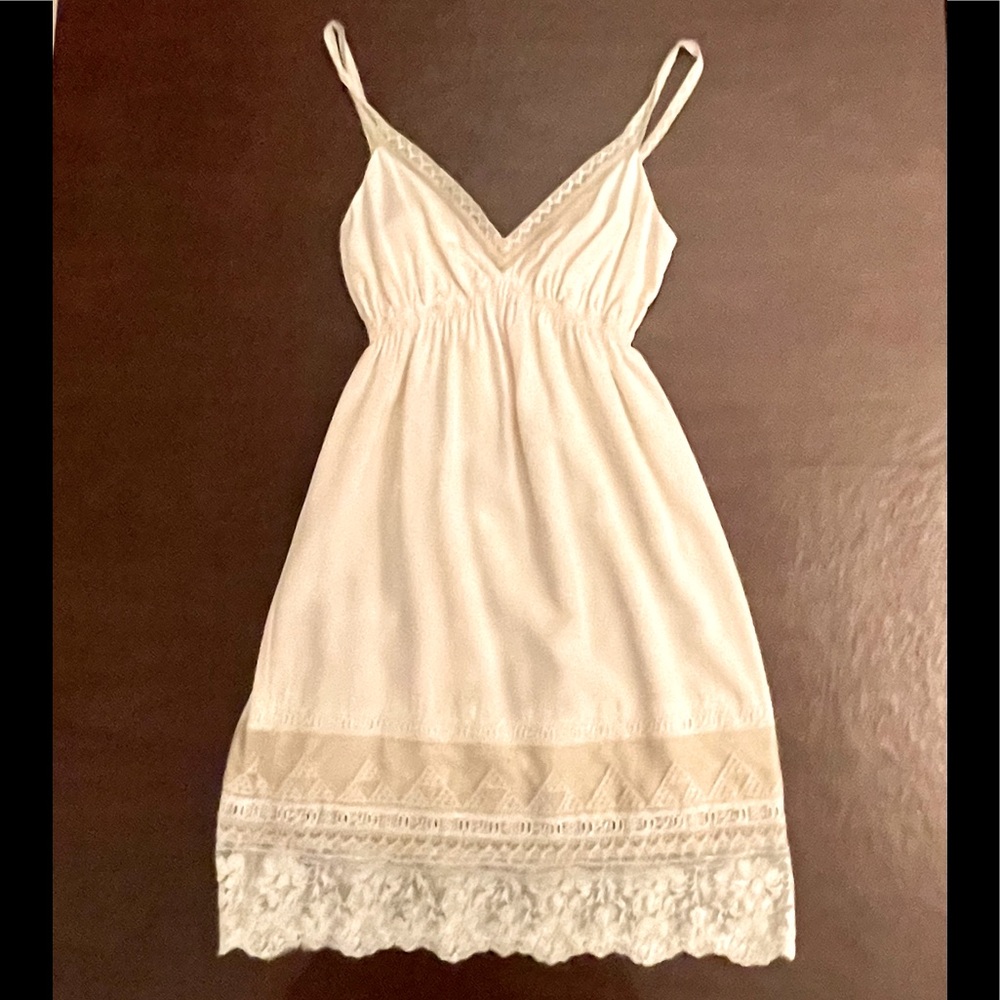 Twelfth Street By Cynthia Vincent 100% Ivory Silk Dress